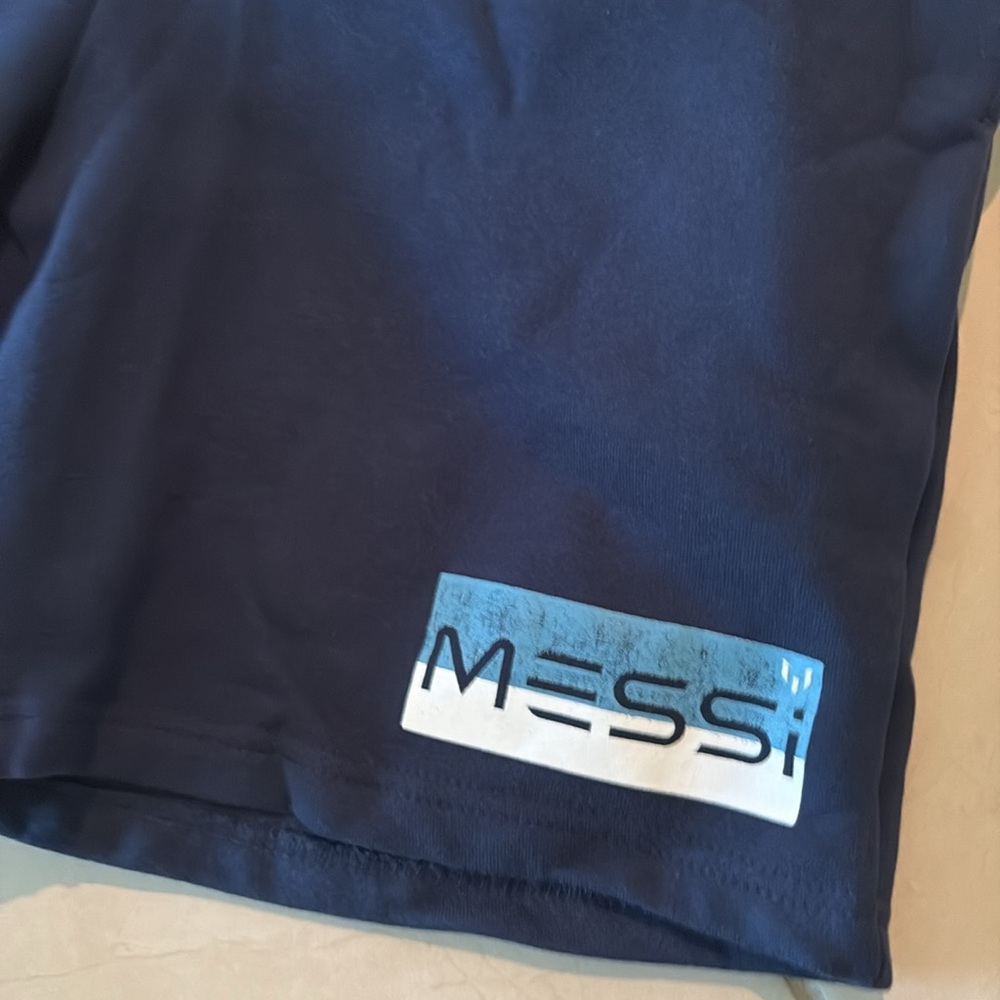 NWT men’s messi soccer sweat shorts medium 1071 - Picture 2 of 7
